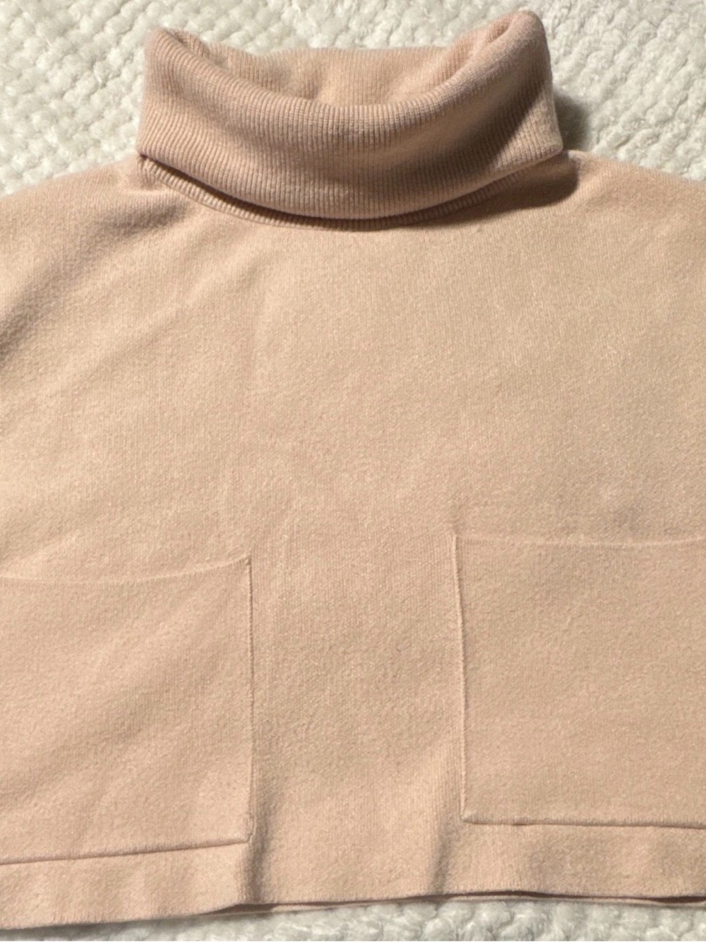 Mango Blush Pink High Cowl Neck Sweater - Picture 4 of 5
